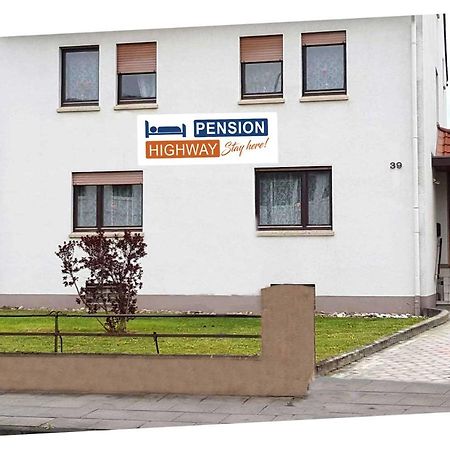 Pension Highway Bünde Exterior foto