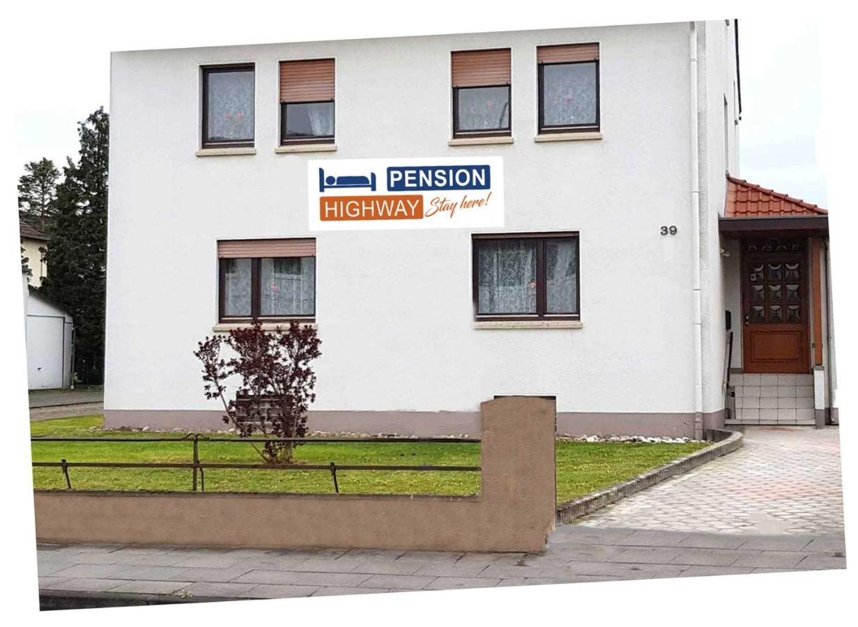Pension Highway Bünde Exterior foto